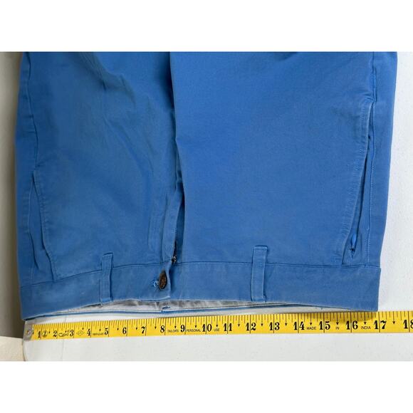 Bonobos Pants Mens 34x32 Blue Slim Stretch Washed 2.0 Chino Preppy Business Work - Picture 9 of 11